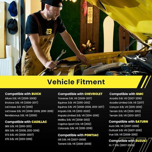 استبدال جديد لـ Chevy Traverse 09-17، GMC Acadia 07-16، Buick Enclave Lacrosse، Cadillac SRX XTS STS، Impala 12-20، Pontiac Saturn سوزوكي 3.0L 3.6L V6، 17986N 12588493 M000T35871 SMT0307 in Saudi Arabia
