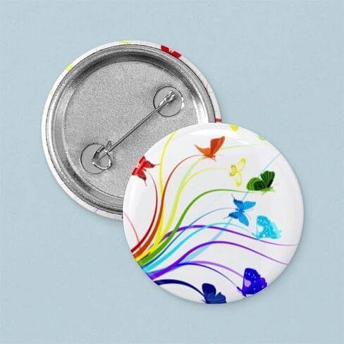 فراشات CafePress دبوس زر صغير مستدير مقاس 1 بوصة in Saudi Arabia