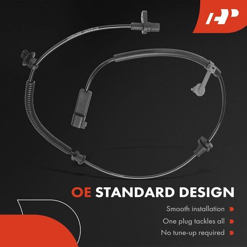 A-Premium Front Left ABS Wheel Speed Sensor Compatible with Ford Mustang 2018-2023 with Adaptive Damping System - Front Driver Side in Saudi Arabia