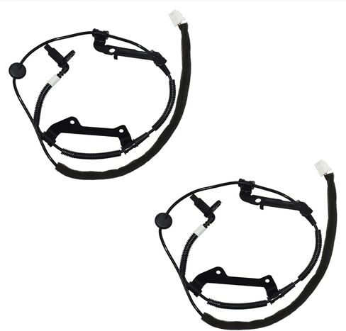 Set of 2 Rear (Left+Right) ABS Wheel Speed Sensors, Fit for 2007-2012 Hyundai Santa Fe 4wd, Replaces OEM 95680-2B000, 95681-2B000, 10202 in Saudi Arabia