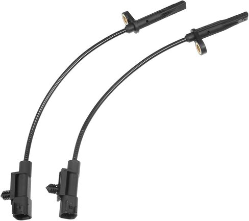 Front Driver and Passenger Side ABS Wheel Speed Sensor Fit for Cadillac SRX 2010-2012 No.15921849 - Pack of 2 Item Replacement in Saudi Arabia