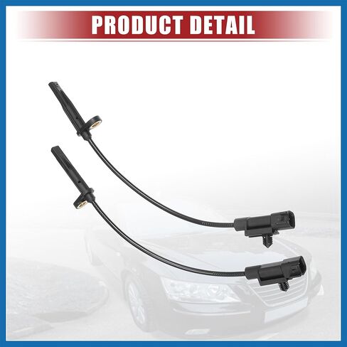 Front Driver and Passenger Side ABS Wheel Speed Sensor Fit for Cadillac SRX 2010-2012 No.15921849 - Pack of 2 Item Replacement in Saudi Arabia