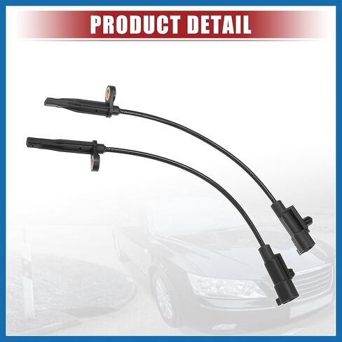 Front Driver and Passenger Side ABS Wheel Speed Sensor Fit for Cadillac SRX 2010-2012 No.15921849 - Pack of 2 Item Replacement in Saudi Arabia