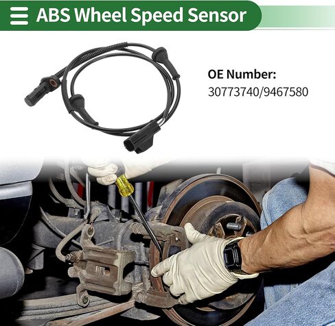 ABS Wheel Speed Sensor ABS Sensor Anti-lock Braking System Sensor No.30773740/9467580 for Volvo S60 2001-2009 1 Pc Front Right in Saudi Arabia