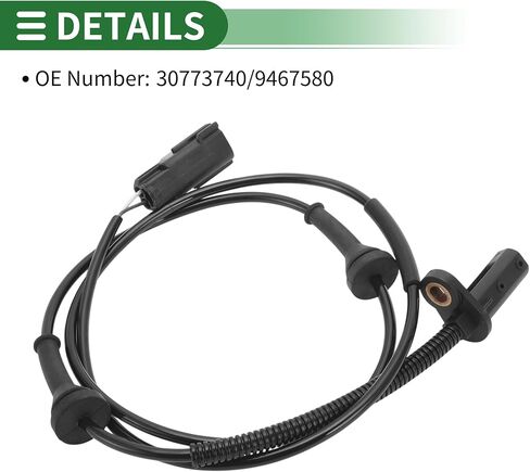 ABS Wheel Speed Sensor ABS Sensor Anti-lock Braking System Sensor No.30773740/9467580 for Volvo S60 2001-2009 1 Pc Front Right in Saudi Arabia