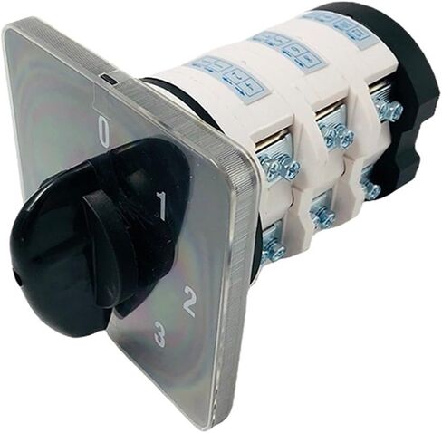 1 قطعة 75A كام التبديل الفضة الاتصال 0-3 موقف 3 أقطاب مستوى الروتاري التحول مفاتيح 12 محطات YMZ12-75/3 in Kuwait