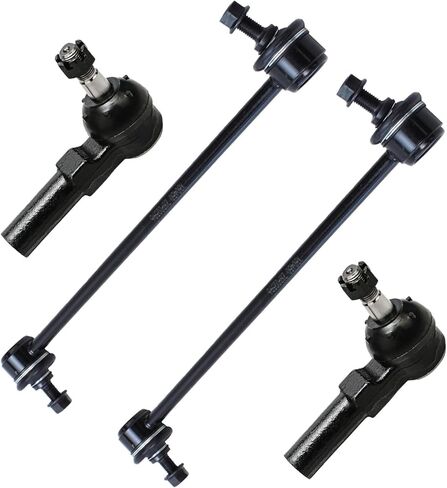 Detroit Axle - Front 4pc Suspension Kit for 01-06 Mazda MPV, 2 Stabilizer Sway Bar Links 2 Outer Tie Rod Ends 2001 2002 2003 2004 2005 2006 Replacement in Saudi Arabia