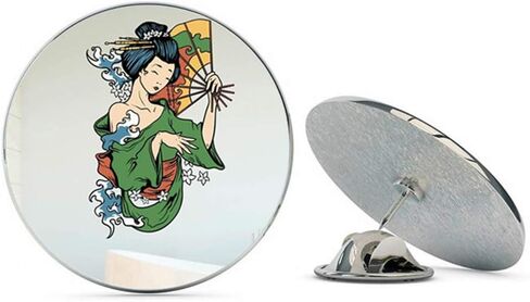 قبعة جيشا معدنية جميلة بطول 0.75 سم على شكل دبوس وربطة عنق على الظهر in Kuwait