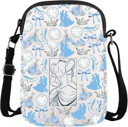 XYANFA Fairy Princess Inspired Crossbody Bag Tale Movie Fans Gift Princess Vacation Travel Bag Sling Shoulder Bag in Saudi Arabia