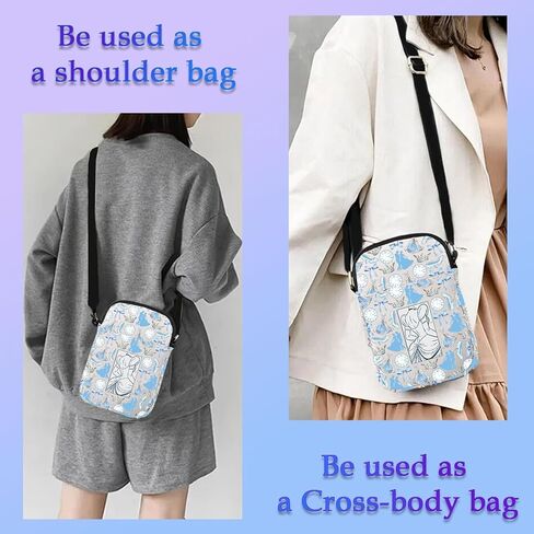 XYANFA Fairy Princess Inspired Crossbody Bag Tale Movie Fans Gift Princess Vacation Travel Bag Sling Shoulder Bag in Saudi Arabia