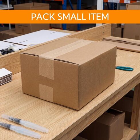 2 Roll Water Activated Gummed Kraft Paper Tape, 2.75in x 380ft Reinforced Brown Packing Tapes, Heavy Duty, Writable Tamper Evident Tape for Shipping, Moving, Sealing in Kuwait