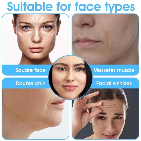 Neck Lift Tape Invisible Behind Neck, 200Pcs Face Tape Lifting Invisible, Waterproof Skin Tapes for Face, Instant Adhesive Tightening Strips for Loose Skin, Jowls, Eye Wrinkles in Saudi Arabia