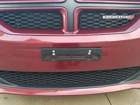 1 Front License Plate Tag Holder Mounting Adapter Bumper Kit Bracket for Dodge (All Models) Quantity Discount (9.45$ to 5.60$) (each with 6 Screws+2 Built In Nuts) – Premium Car Set Accessories (1) in Kuwait