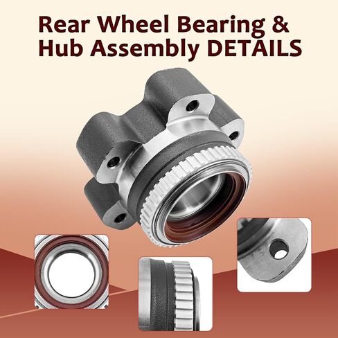 HUB415 Rear Wheel Bearing and Hub Assembly Replacement for Ford Transit-150 Transit-250 Transit-350 3.5L V6 Gas / 3.7L V6 Gas 2015-2025 in Kuwait