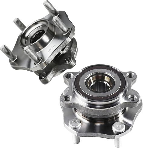 2 x 513357 Front Wheel Bearing Hub Assembly with 5 Lug Compatible with Nissan Rogue 2014-2023, Fit for Nissan Qashqai 2017-2018, Fit for Nissan Rogue Sport 2017-2022 in Kuwait