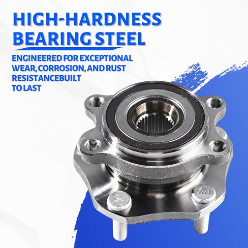 2 x 513357 Front Wheel Bearing Hub Assembly with 5 Lug Compatible with Nissan Rogue 2014-2023, Fit for Nissan Qashqai 2017-2018, Fit for Nissan Rogue Sport 2017-2022 in Kuwait