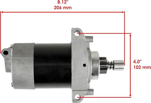 Caltric Starter Motor Compatible With Honda BF40 / BF50 1995 1996-2006 31200-ZV5-003 31200-ZV5-013 in Saudi Arabia