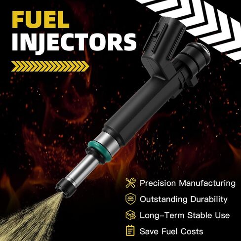 166005RL0A FJ1440 4Pcs Fuel Injectors Compatible with Nissan Versa 2019-2023 Kicks 2018-2023 L4 1.6L Replace 169077 221042502650 in Kuwait