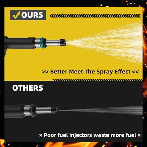 166005RL0A FJ1440 4Pcs Fuel Injectors Compatible with Nissan Versa 2019-2023 Kicks 2018-2023 L4 1.6L Replace 169077 221042502650 in Kuwait