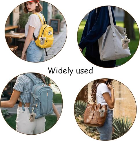 Charm Koala Plush Keychain - Fun Plush Accessory for Bags, Backpacks, and Wallets, Suitable and Animal Enthusiasts in Saudi Arabia