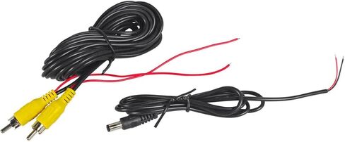 كاميرا احتياطية للوحة ترخيص معدنية سوداء من Rockville RBC5B، 420TVL، رؤية ليلية، رؤية واسعة 170 درجة، خطوط المسافة، مقاومة للماء، لوقوف السيارات والسحب in Kuwait