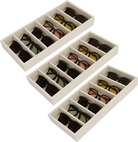 Sunglasses Organizer Tray Storage Glasses Holder Organizer Velvet Jewelry Tray, Glasses Organizer Tray Sunglasses Tray Eyeglasses Sunglasses Display Velvet Tray for Jewelry Display Watch Tray in Saudi Arabia