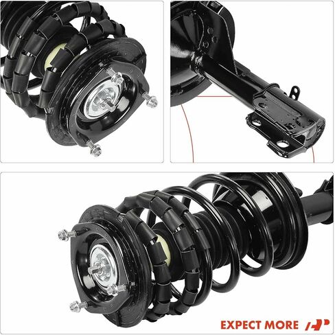 A-Premium Front Pair (2) Complete Strut and Coil Spring Assembly Compatible with Dodge Shadow 1989-1994, Spirit & Chrysler LeBaron, New Yorker & Plymouth Acclaim, Sundance, Driver and Passenger Side in Saudi Arabia