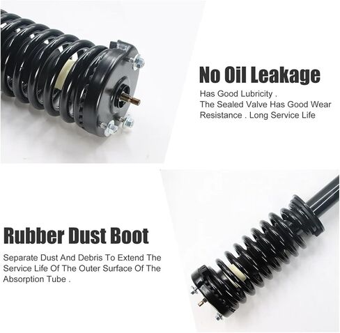 دعامات أمامية كاملة ممتص للصدمات مناسب لـ 2011 2012 2013 2014 Toyota Sienna 3.5L V6 FWD مع مجموعة زنبركية لفائف 172783/172784 in Kuwait