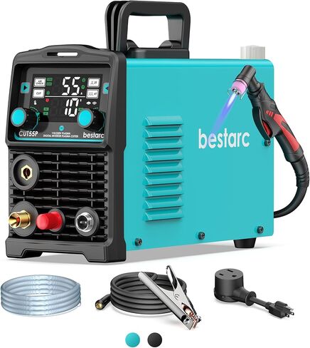 قاطع البلازما ، قوس طيار غير متطرف ، شاشة عرض رقمية كبيرة ، Cut55p 55 أمبيرات 110/220 فولت الجهد المزدوج ، آلة قطع البلازما العاكس IGBT (Cut55p 110/220v) in Kuwait