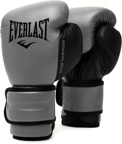 Everlast Powerlock 2 Boxing Gloves | Pro Flight Gloves | Secure Fit Lace-Up with Triple-Layer Foam & Wrist Support for Injury Prevention | Heavy Bag & Speedbag Training (12oz | White/Gold) in Kuwait