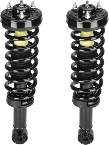 مجموعة الصدمات الأمامية مع زنبرك ملفوف لفورد F-150 3.5L 3.7L 5.0L 2011-2013، 2009-2010 4.6L 5.4L، RWD، استبدال 171140، اليسار واليمين، 2 قطعة in Saudi Arabia