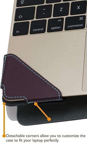 Profile Series - Purple Leather Laptop Case Compatible with Acer Chromebook 315 | CB315-4H 15.6" in Saudi Arabia
