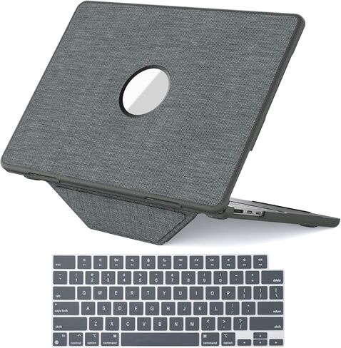 Foldable Protective Case Compatible with MacBook Air 13.6 inch Case 2025 2024 2022, Hard Shell Cover &Matching Color Keyboard Cover for M4 M3 M2 A3240, A3113, A2681 Navy in Saudi Arabia