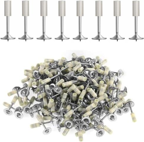 Nails for Manual Steel Nail Gun, 200 pcs Round Nails Wall Fastening Tool, for Concrete Ceiling Cable Ducts Fixed Slotting Device Repair Tool Home DIY Nail Gun Accessories in Saudi Arabia