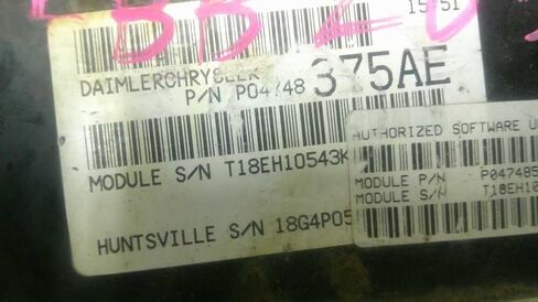 Engine ECM Control Module Fits 05 Caravan P04748537AF 04748537AF in Saudi Arabia