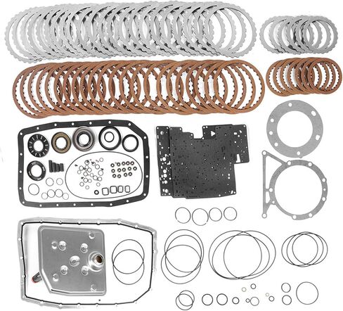 6R80 Transmission Master Rebuild Kit w/Clutch Plates Fits for 78-18 Ford B-100/ Expedition/F-150/ Mustang/Ranger/Transit 5.0/5.4L, 09-14 Lincoln Navigator 5.4L Replace OE 6R80 in Saudi Arabia