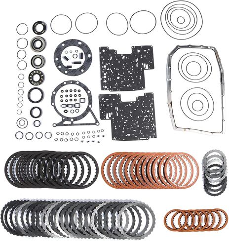 6R80 Transmission Master Rebuild Kit w/Clutch Plates Fits for 78-18 Ford B-100/ Expedition/F-150/ Mustang/Ranger/Transit 5.0/5.4L, 09-14 Lincoln Navigator 5.4L Replace OE 6R80 in Kuwait