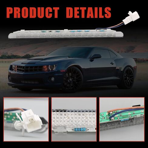 923-090 Center High Mount Third Brake Light Compatible with Chevrolet Camaro 2010-2013 Replace# 22854063 92208315 in Kuwait