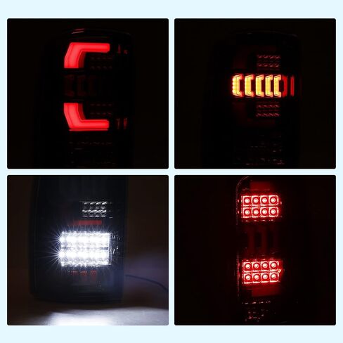 AUTOWIKI LED Tail Lights for 2000-2006 Chevy Suburban/Chevrolet Tahoe, Taillights Assembly fit for 2000-2006 GMC Yukon Rear Lights 1 Pair Tail Lamp Replacements Clear Lens in Saudi Arabia