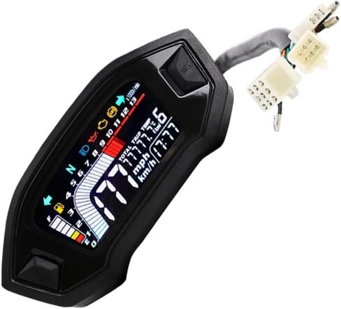Motorcycle Speedometer Motorcycle Accessories Tachometer Tachometer Instrument Dual Tachometer Odometer Instrument Panel in Kuwait