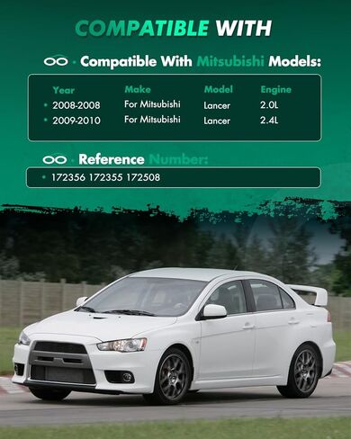 SCITOO Front & Rear Complete Strut Assembly 2008-2010 for Mitsubishi Lancer Shock Struts Replace 172356 172355 172508 -Set of 4 in Saudi Arabia