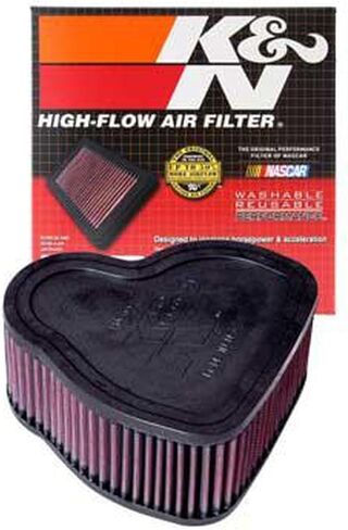 فلتر هواء المحرك K&N: أداء عالٍ، ممتاز، فلتر هواء Powersport: متوافق مع 2002-2008 HONDA (VTX1800C، VTX1800F، VTX1800N، VTX1800R، VTX1800T، VTX1800S، VTX1800 Retro) HA-1802 in Kuwait