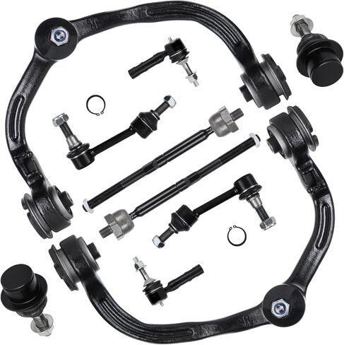 Front Upper Control Arm with Ball Joints for Ford Expedition Lincoln Navigator 2003 2004 Front Stabilizer Sway Bar Outer Inner Tie Rod End Link Passenger Driver Left Right Side Supension Kit in Saudi Arabia