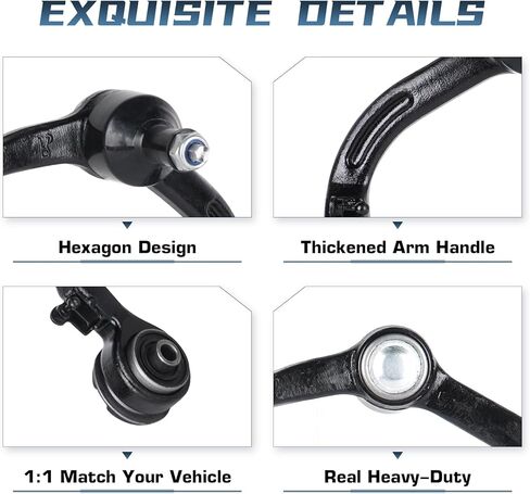 Front Upper Control Arm with Ball Joints for Ford Expedition Lincoln Navigator 2003 2004 Front Stabilizer Sway Bar Outer Inner Tie Rod End Link Passenger Driver Left Right Side Supension Kit in Saudi Arabia