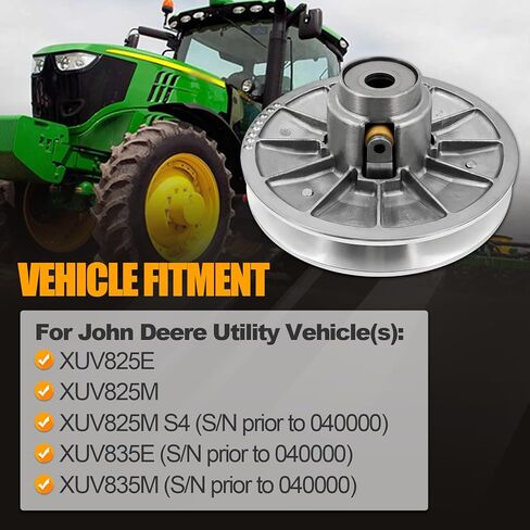 مجموعة القابض الثانوية AUC11989 المتوافقة مع مركبات John Deere المساعدة XUV825E XUV825M XUV825M S4 XUV835E XUV835M in Kuwait
