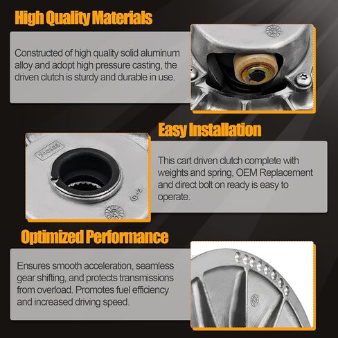 مجموعة القابض الثانوية AUC11989 المتوافقة مع مركبات John Deere المساعدة XUV825E XUV825M XUV825M S4 XUV835E XUV835M in Kuwait