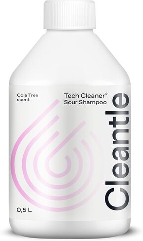 Tech Cleaner2 Car Shampoo – Acid pH Concentrated Car Wash Soap, Removes Hard Water Spots, Safe for Ceramic, Quartz & Wax Coatings, Biodegradable 500ml in Saudi Arabia