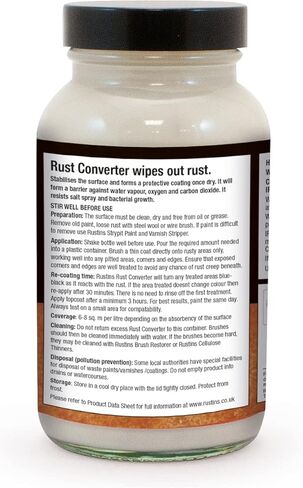RUSTINS RUSC250 Rust Converter Water-Based Renovator for Metal 250ml in Saudi Arabia