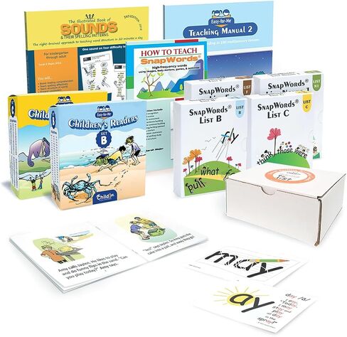 مجموعة أدوات التعليم Easy-for-Me™ 2 – برنامج القراءة المتقدم متعدد الحواس | الصوتيات المنهجية وتعليم الطلاقة والفهم in Kuwait