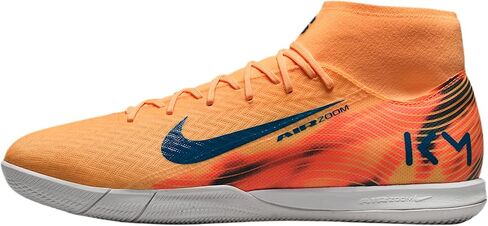 Nike Mercurial Superfly 10 Academy Kylian Mbappe IC High-Top Soccer Shoes (Melon Tint/Igloo/Neo Turquoise) in Saudi Arabia
